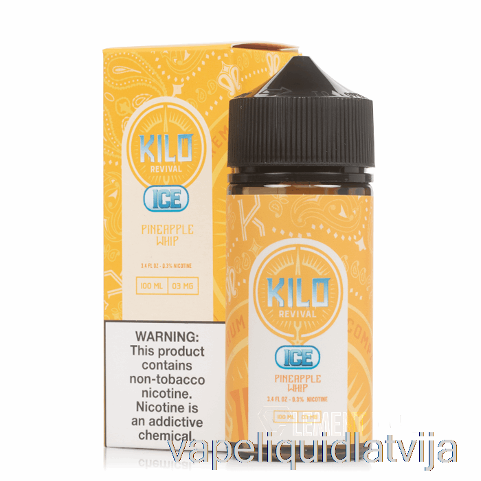 Ledus Ananāsu Pātaga - Kilo Revival - 100ml 0mg Vape šķidrums